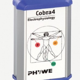 Cobra4 Sensor-Unit Electrophysiology, set incl. cords and ECG electrodes