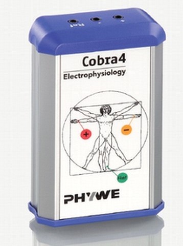 Cobra4 Sensor-Unit Electrophysiology, set incl. cords and ECG electrodes